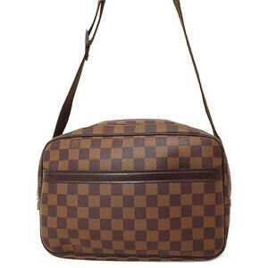 Louis Vuitton Damier Ebene Brown Reporter Shoulder Bag